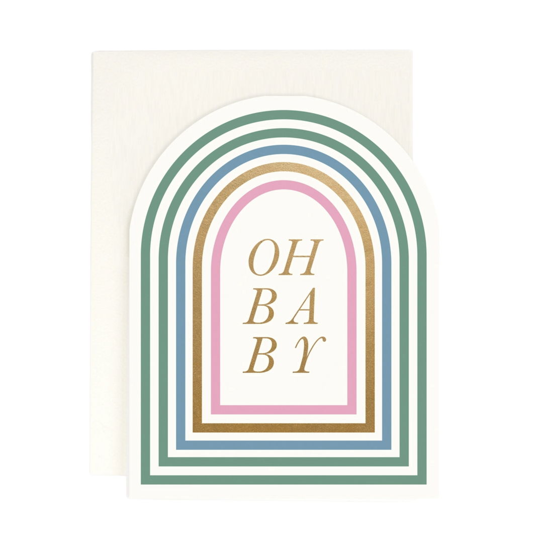 Arched - Oh Baby Card