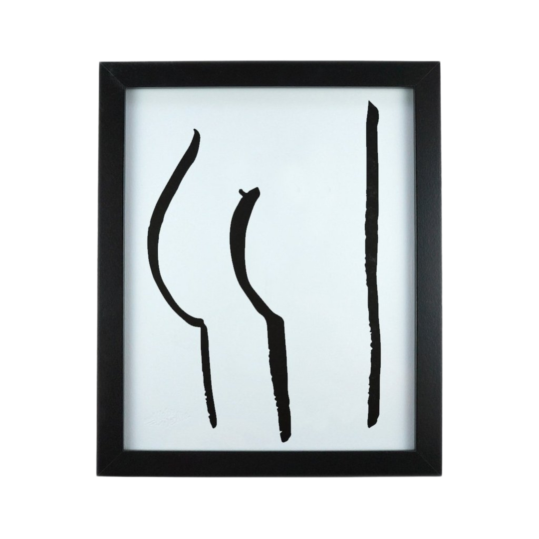 Butt Art Print 8x10