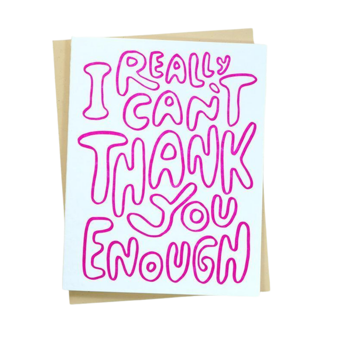 Blob Thank You Greeting Card