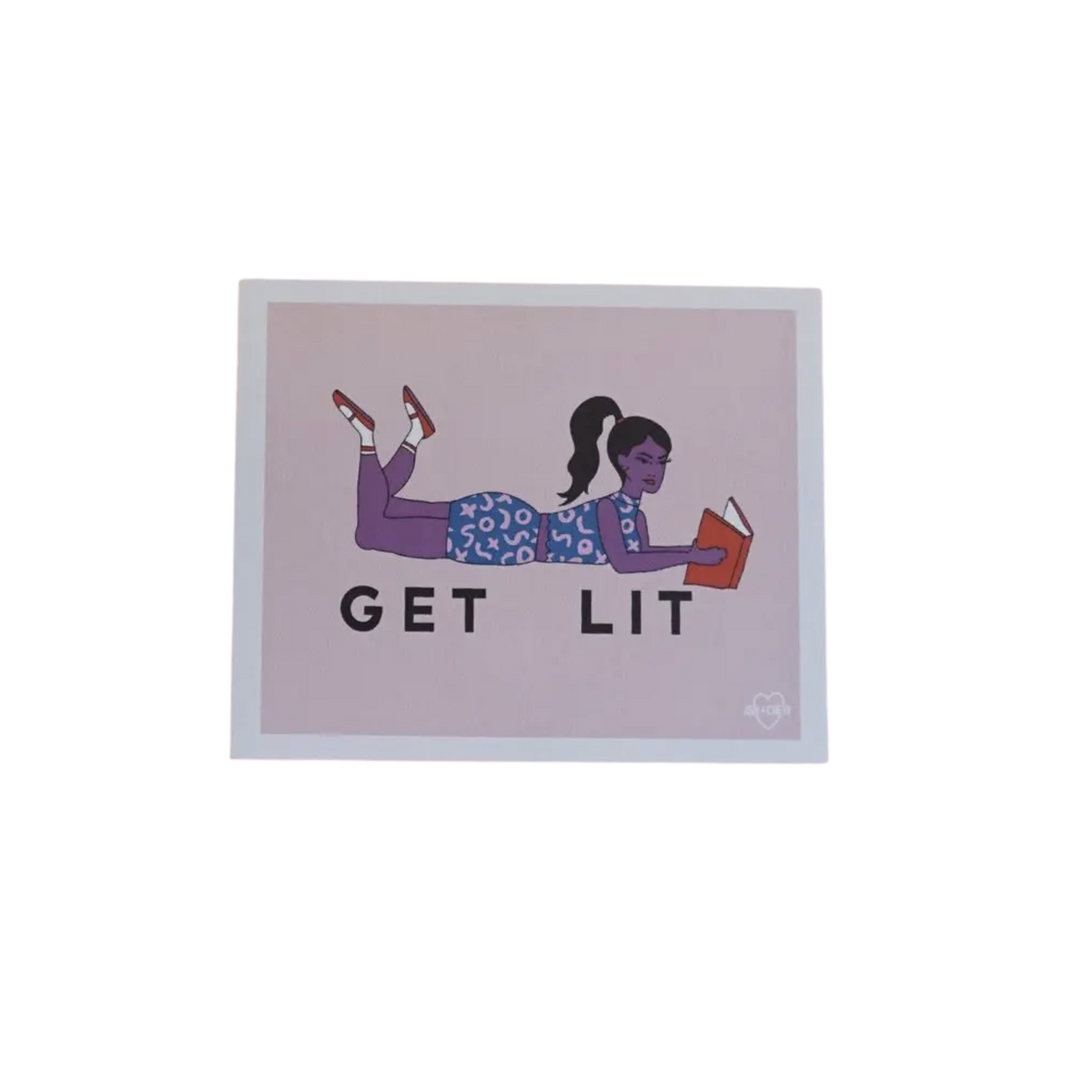 Get Lit Art Print