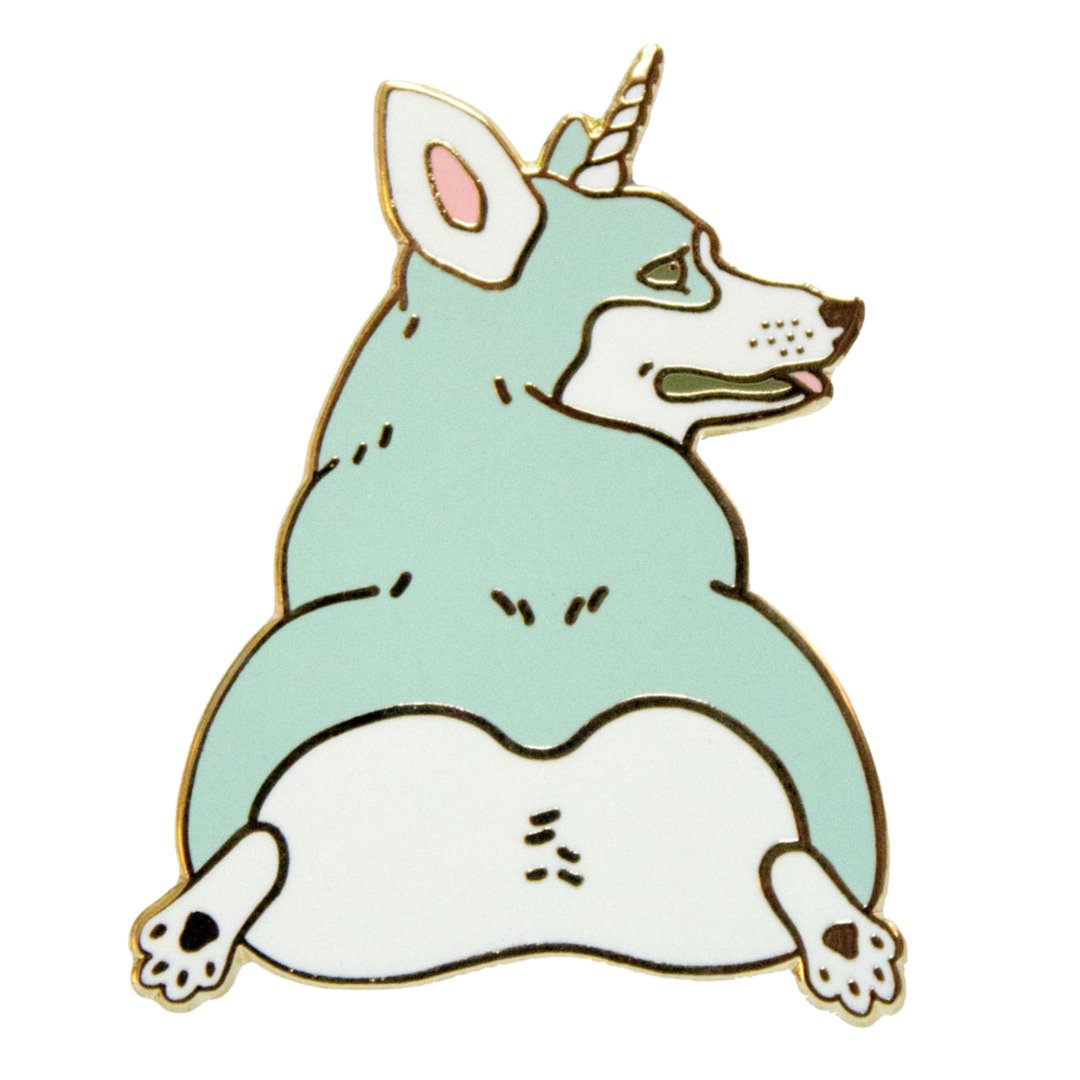 Unicorgi Enamel Pin