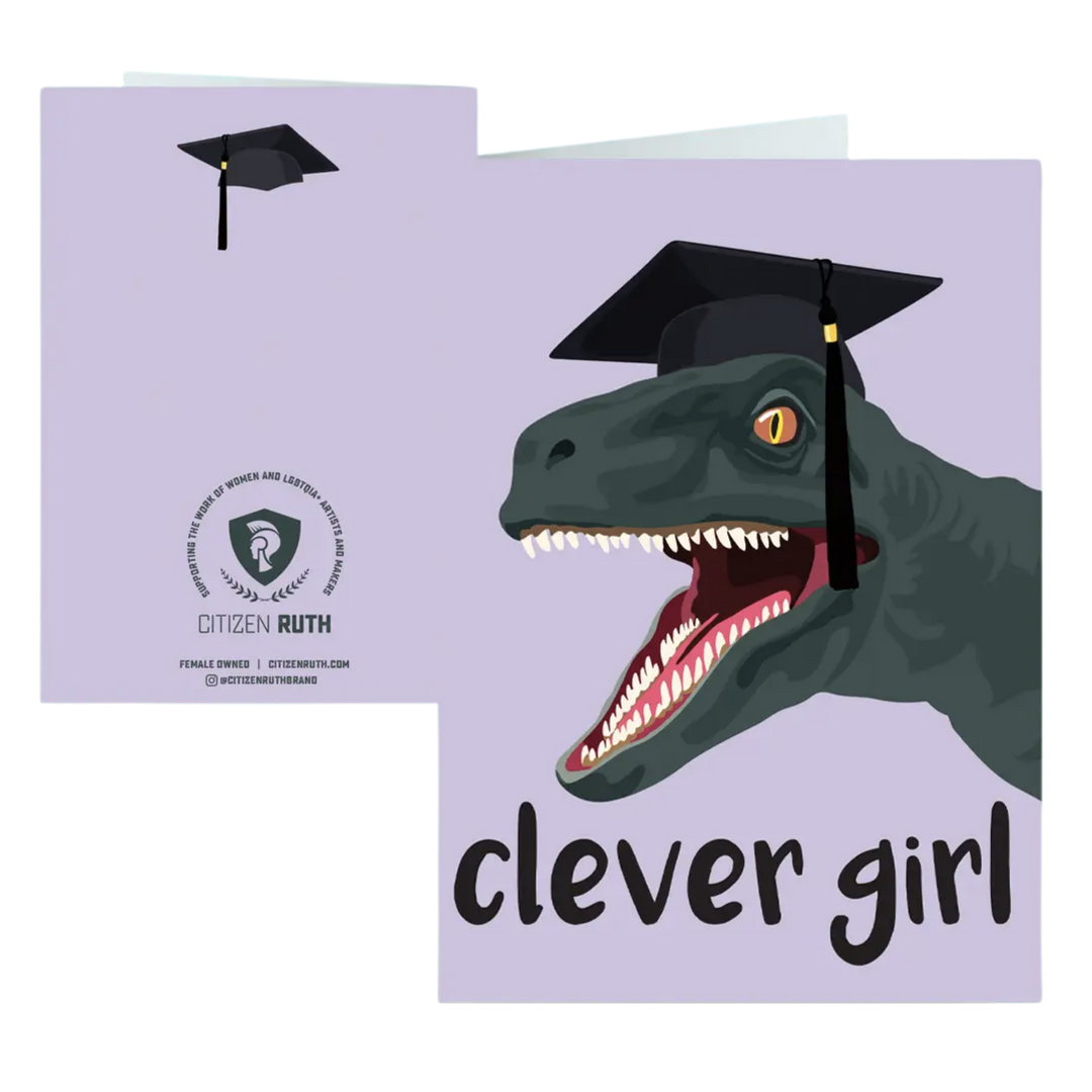 Clever Girl Graduation Card