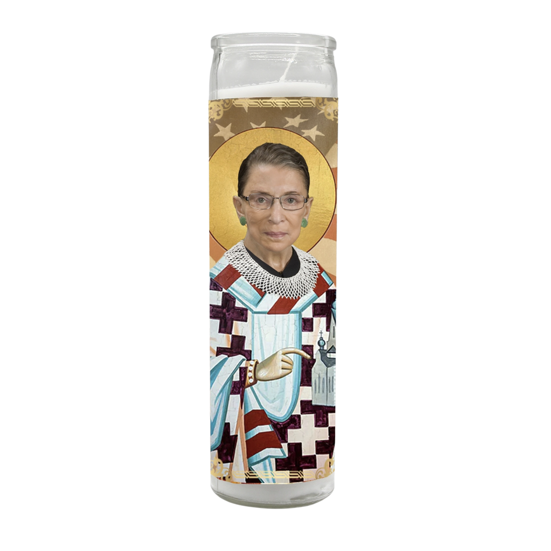 Saint Queen of Dissent (Ruth Bader Ginsburg) Candle
