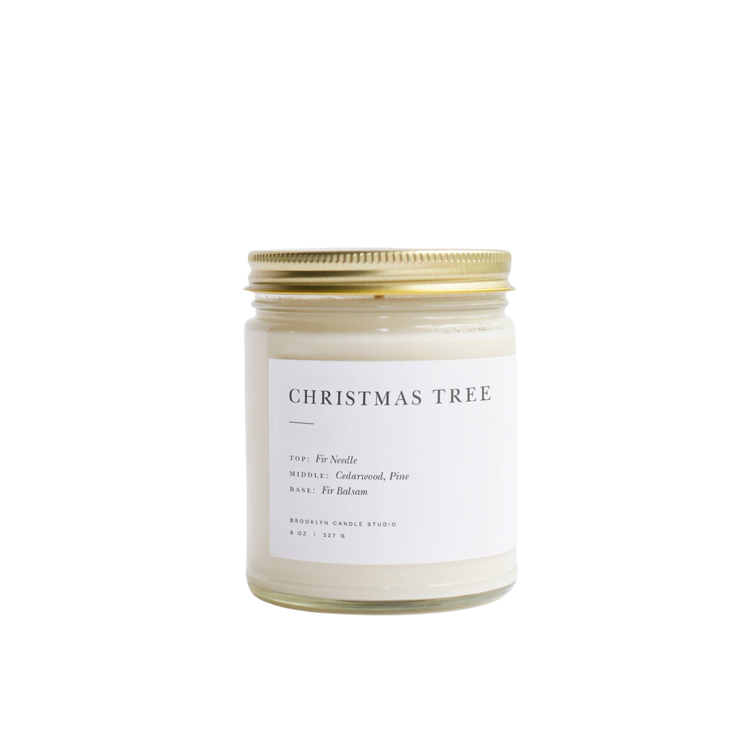 Christmas Tree Minimalist Candle