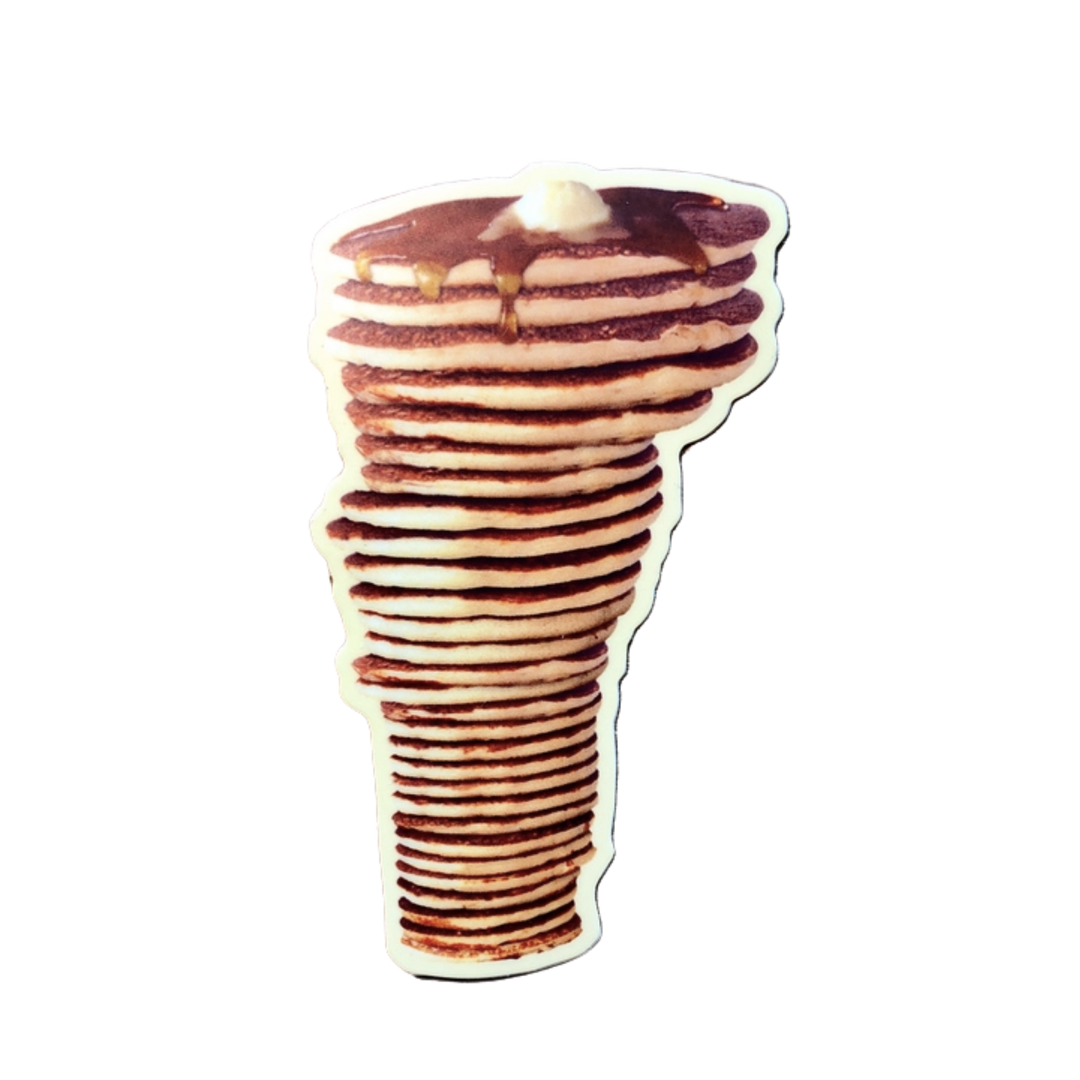 Vermont-Shaped Pancake Stack Sticker