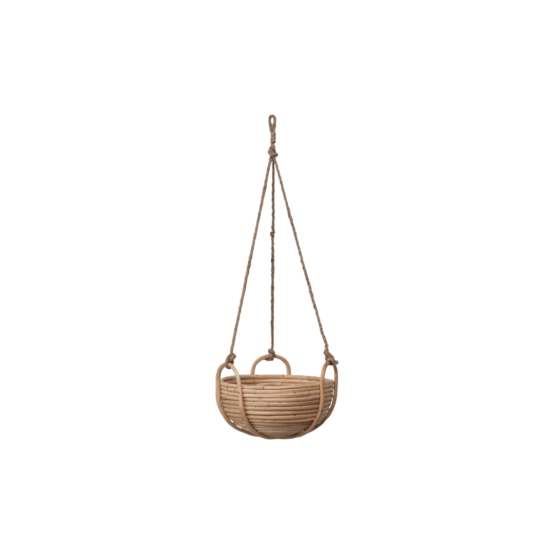 Basket with Jute Rope Hanger