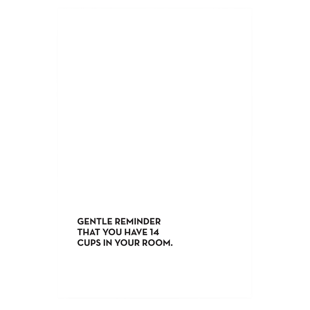 14 Cups Tea Towel