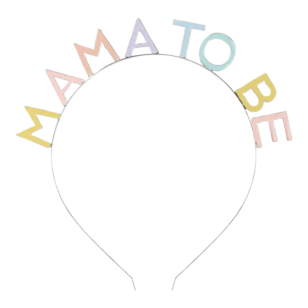 Mama to Be Pastel Metal Headband