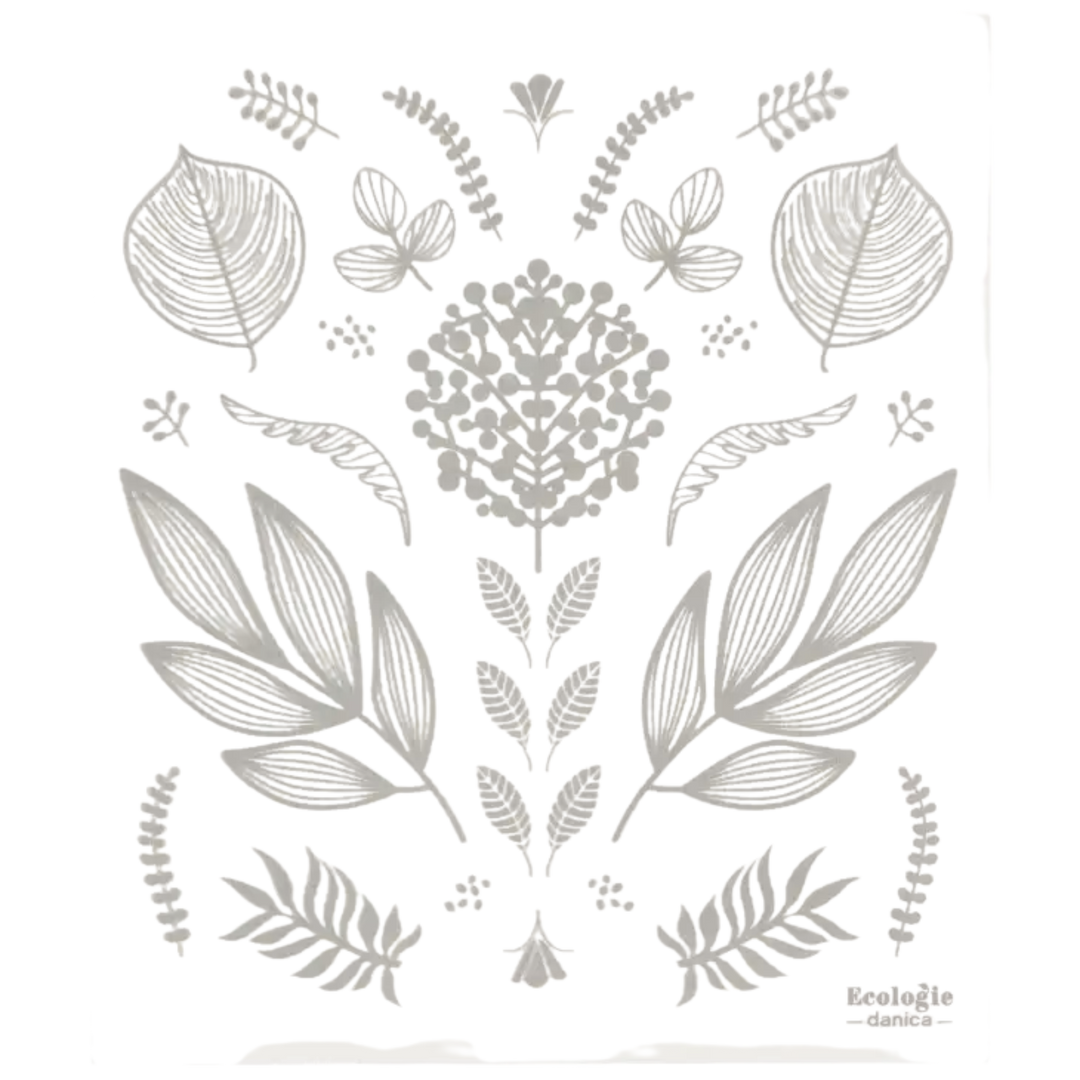 Laurel Swedish Dish Towel - White