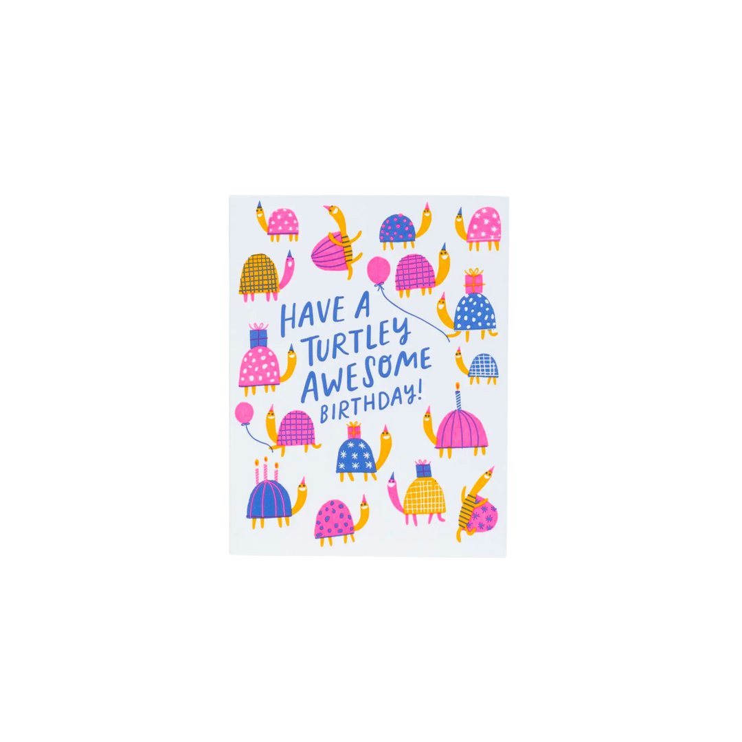 Turtley Awesome Birthday Card