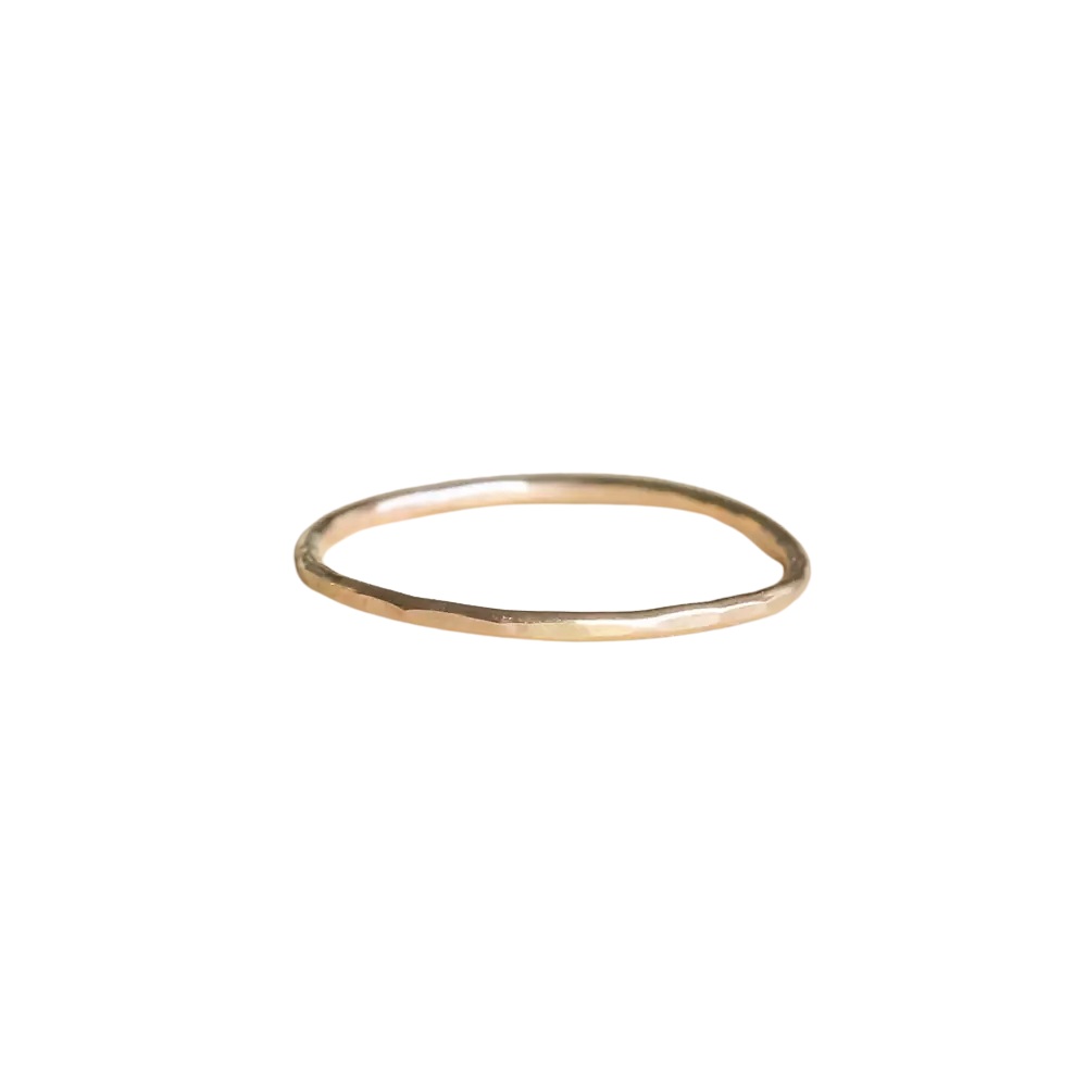 Hammered Stacking Ring