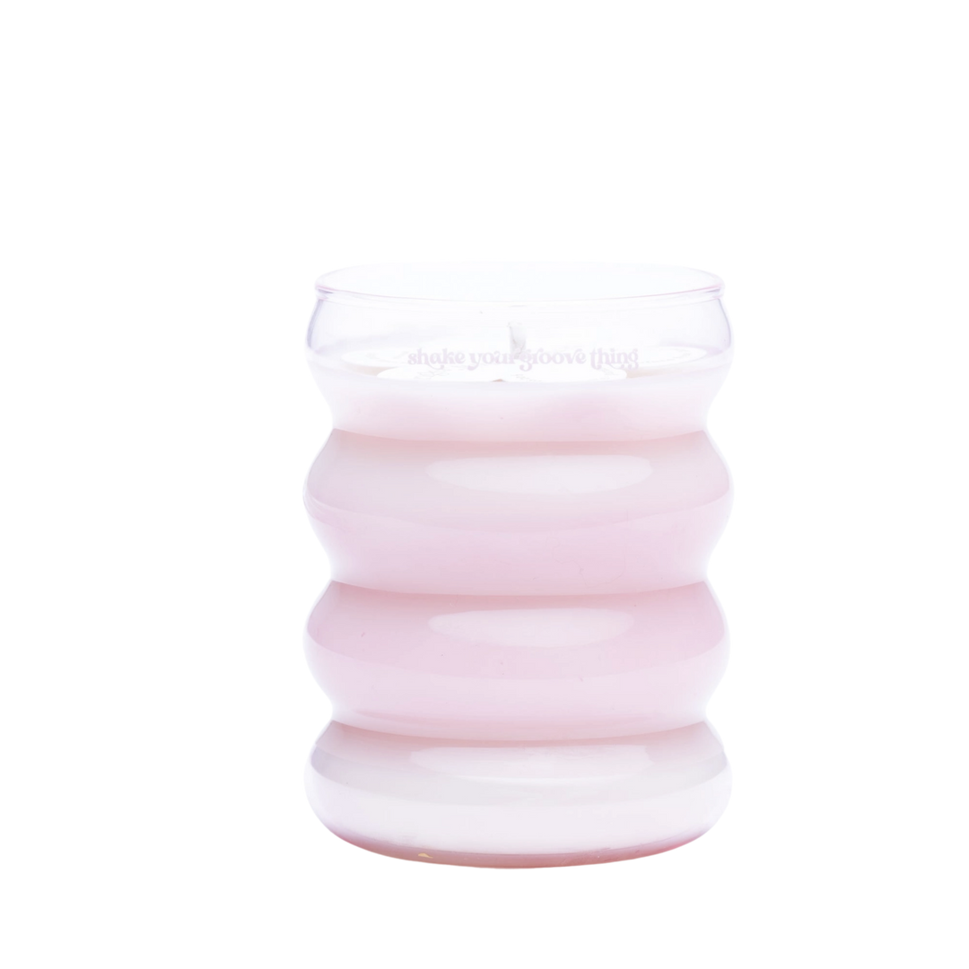 Shake Your Groove Thing 9 oz Soy Candle - Pink