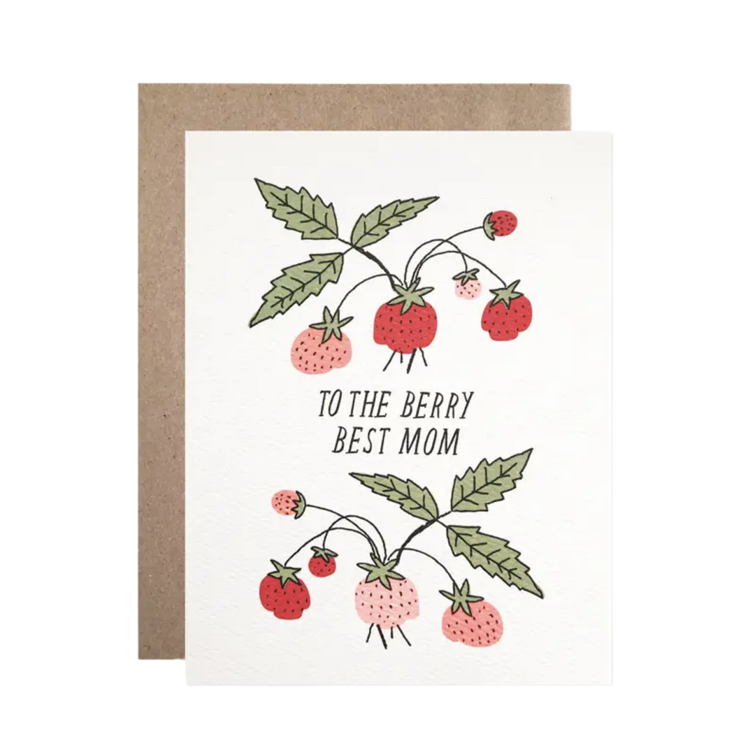 Berry Best Mom Mother's Greeting Card