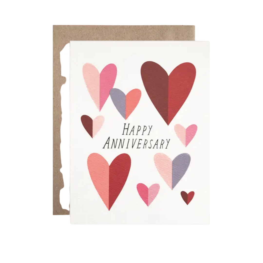 Anniversary Folded Hearts
