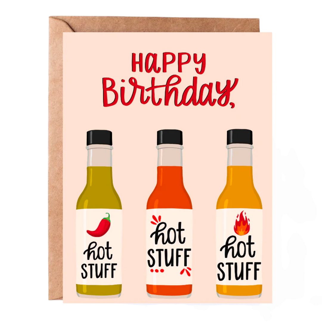 Hot Stuff Birthday Card