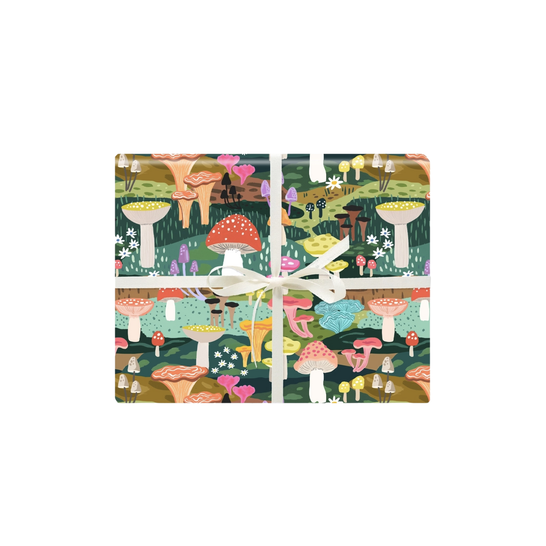 Mushroom Heaven Gift Wrap - Roll of 3