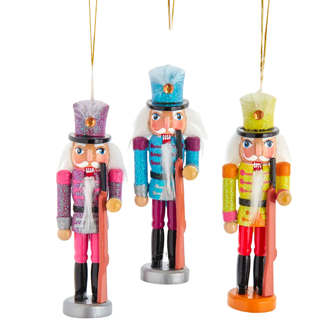 Soldier Nutcracker Ornaments 5"