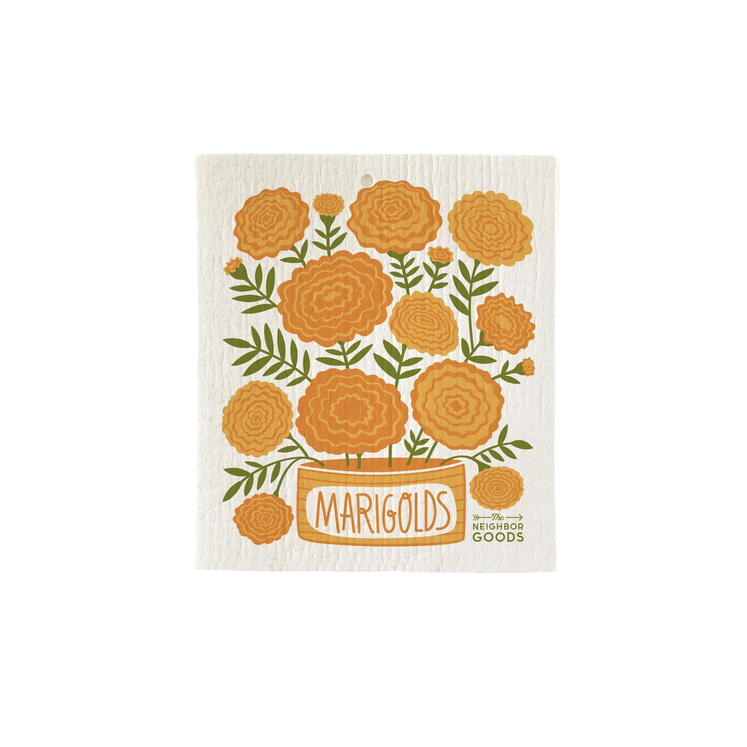 Marigolds Sponge Cloth