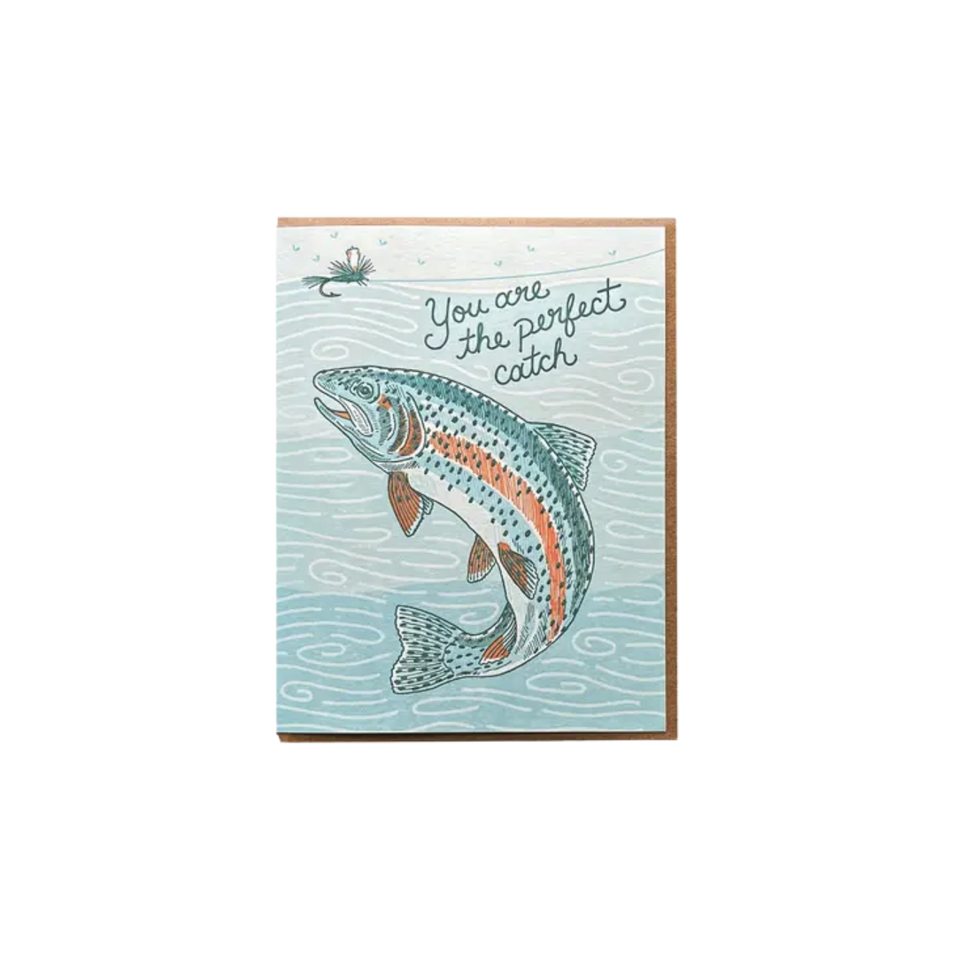 Perfect Catch Greeting Card