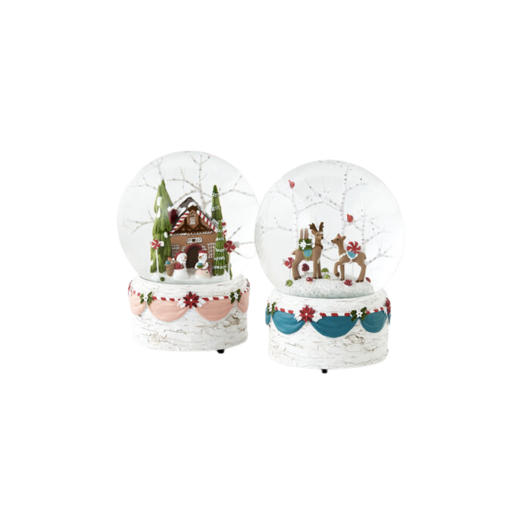 Snowman/Deer Water Globe