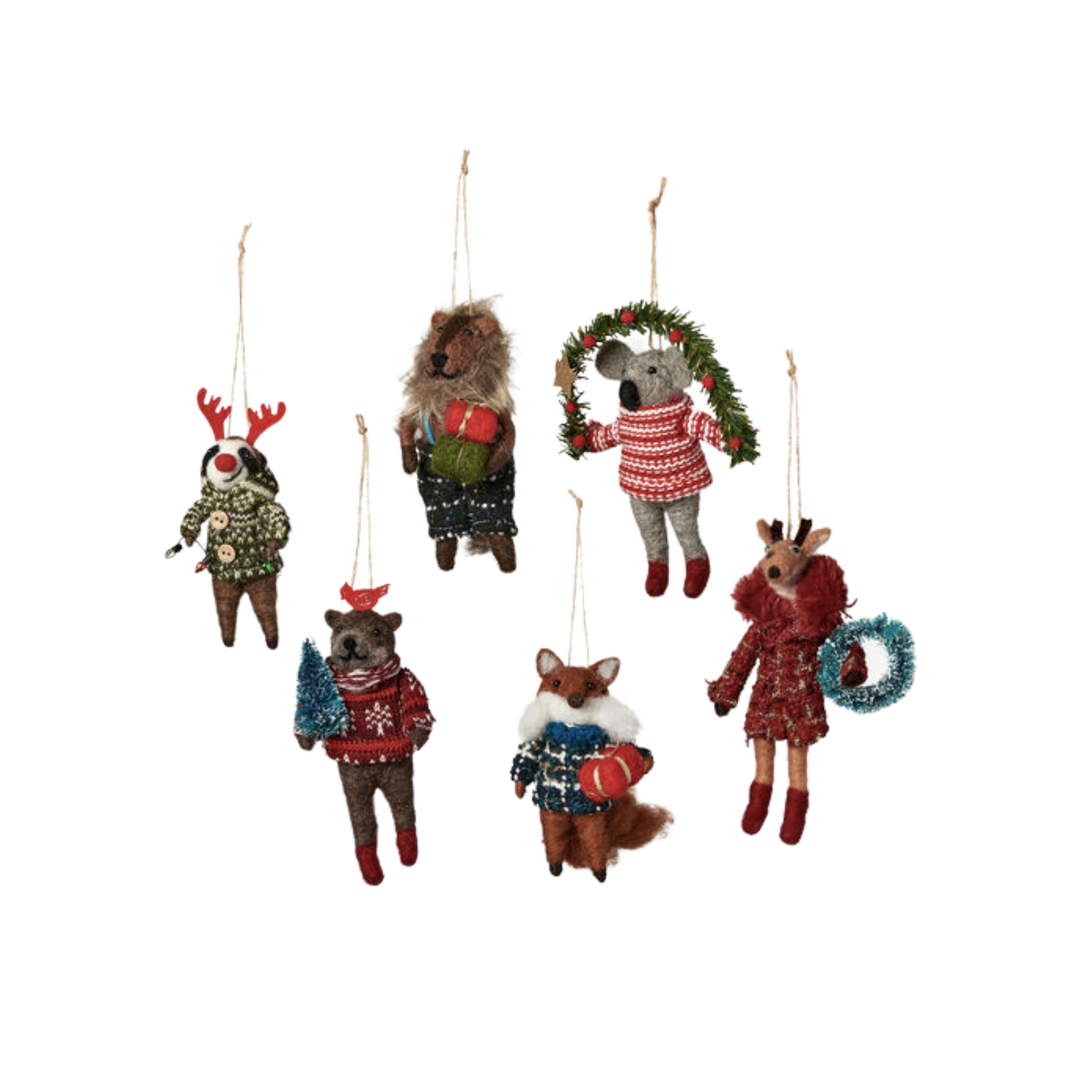 Christmas Party Animal Ornament