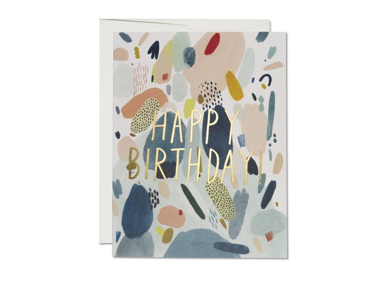 Abstract Birthday Card