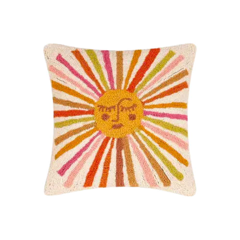 Retro Sunshine Hook Pillow