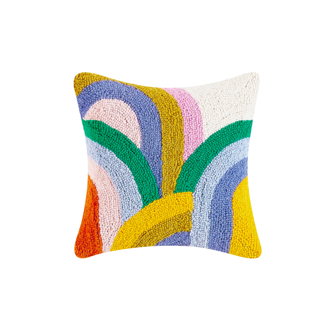 Harmonic Arc Hook Pillow