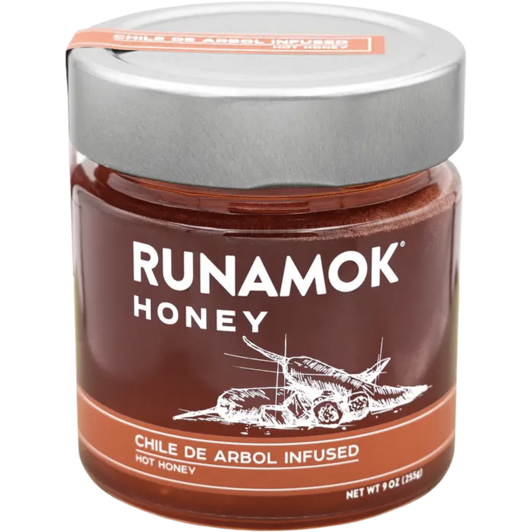 Chile De Arbol Infused Hot Honey 9oz