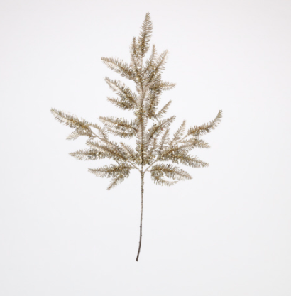 Glittered Fern Sprig