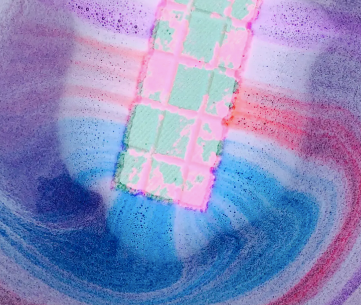 Valentine's Day Sweet Heart Rainbow Bath Bar