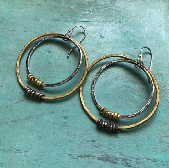 Medium Double Hoop Earrings