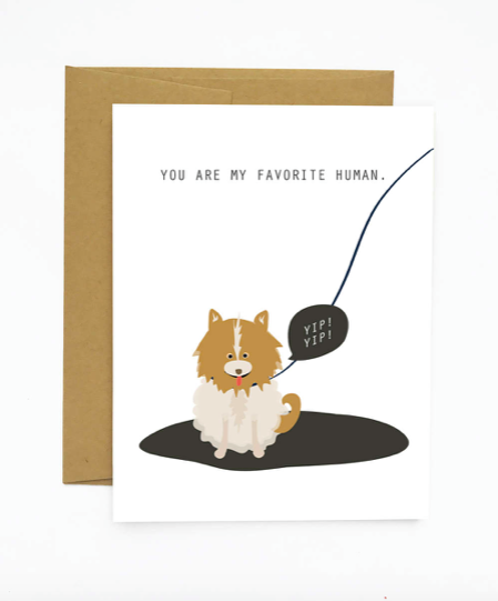 Favorite Human Greeting Card