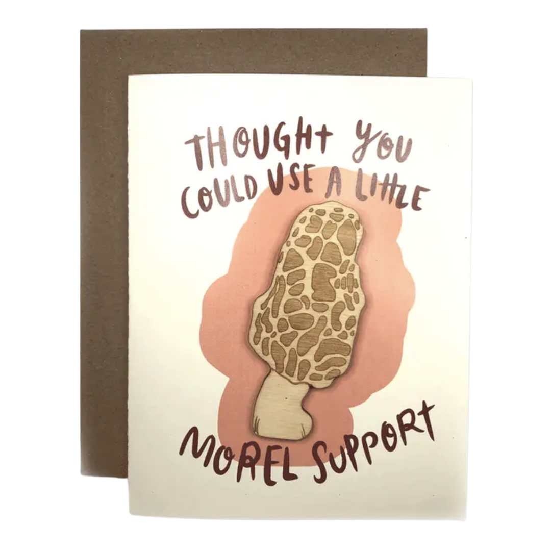 Morel Support Magnet + Card