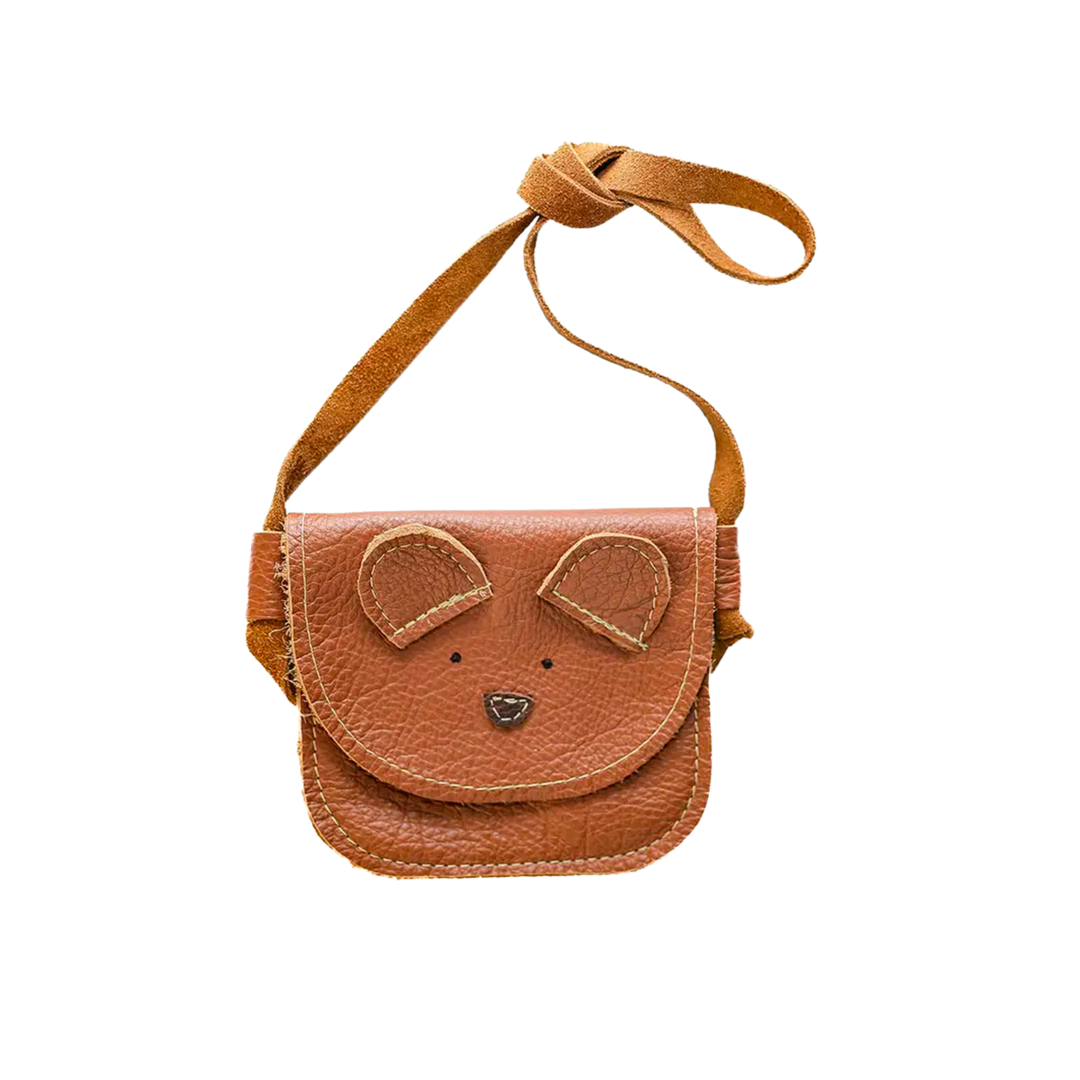 Sienna Bear Critter Leather Purse Toddler & Kids