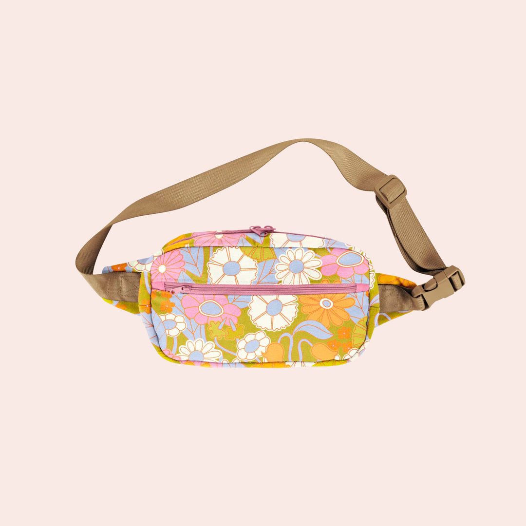 Gatherin Flower Large Hip Bag