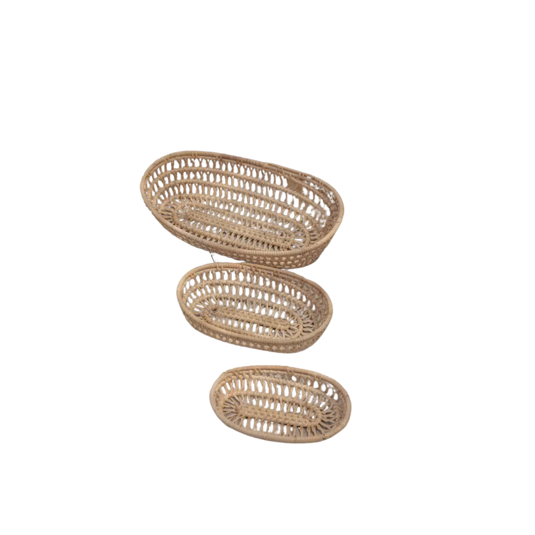 Oval Rattan Basket