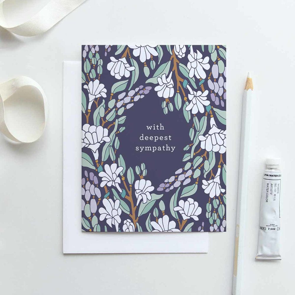 With Deepest Sympathy Card- Tumbrose