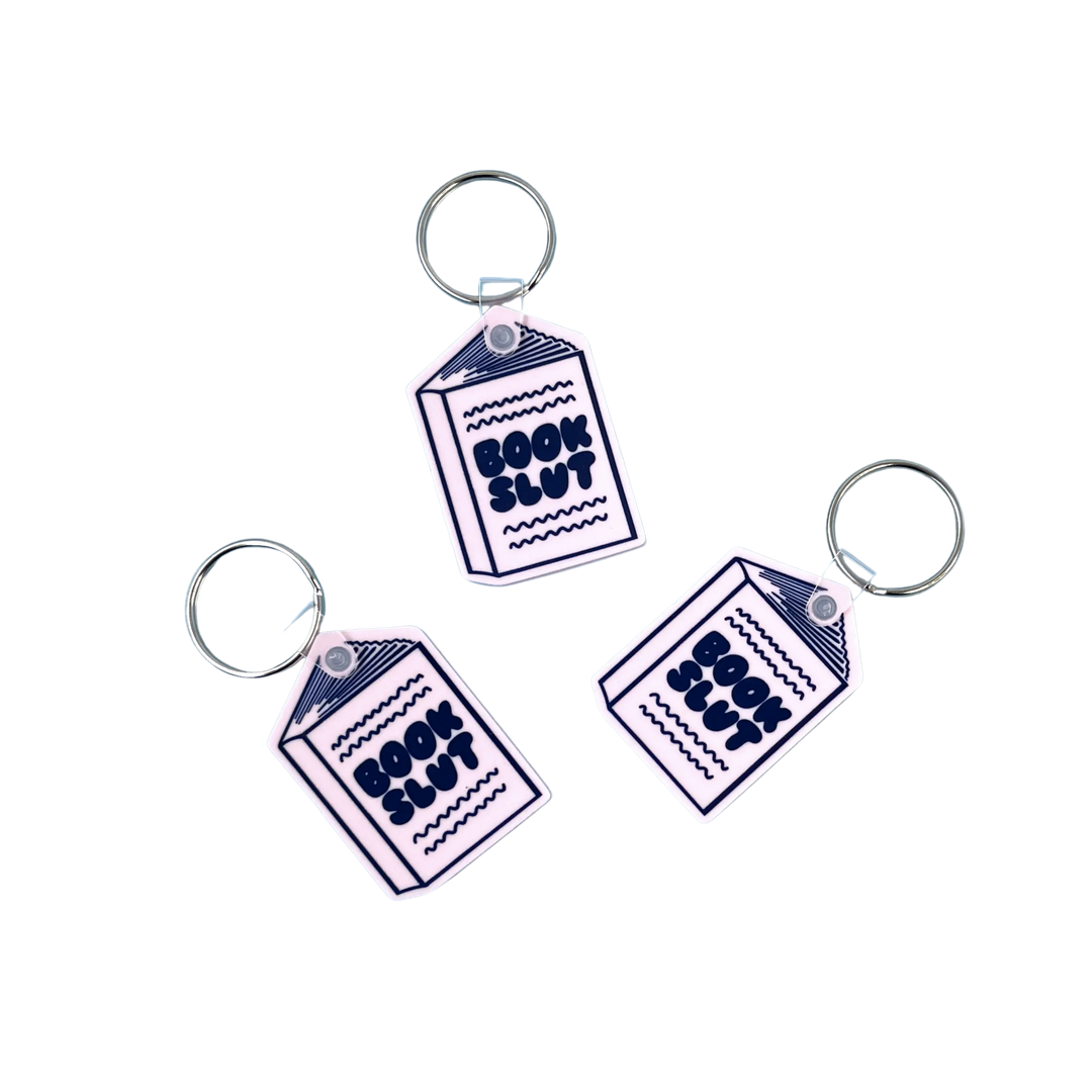 Book Slut Keychain