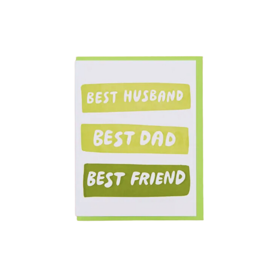 Best Husband/Dad/Friend Father's Day Card