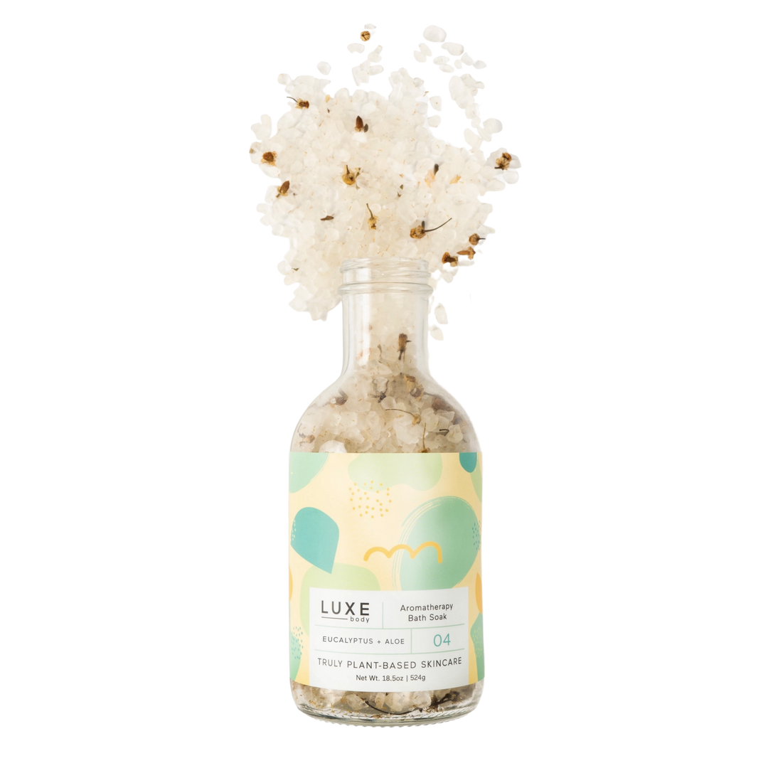 Luxe Eucalyptus + Aloe Aromatherapy Bath Salt Soak