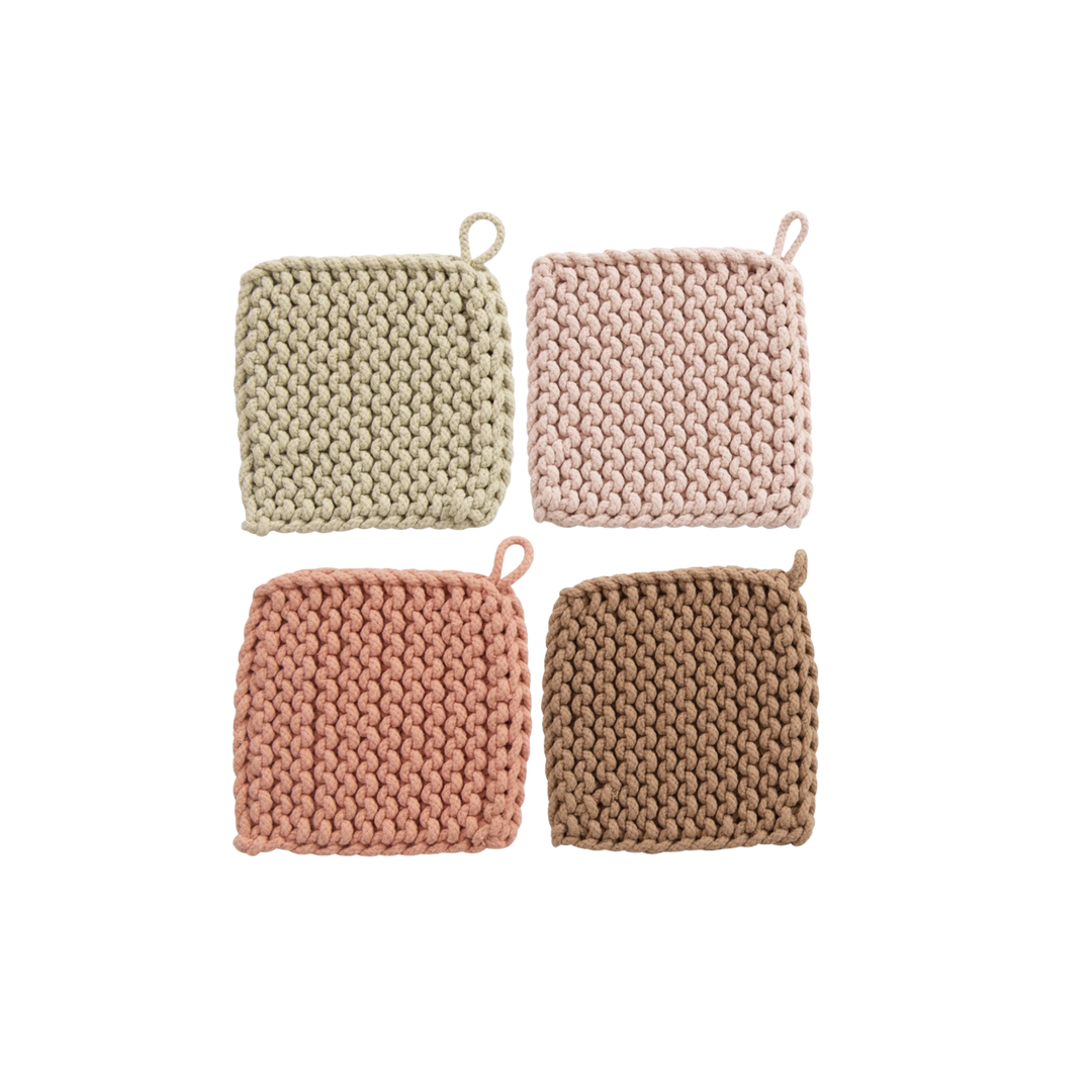 Cotton Crocheted Potholder