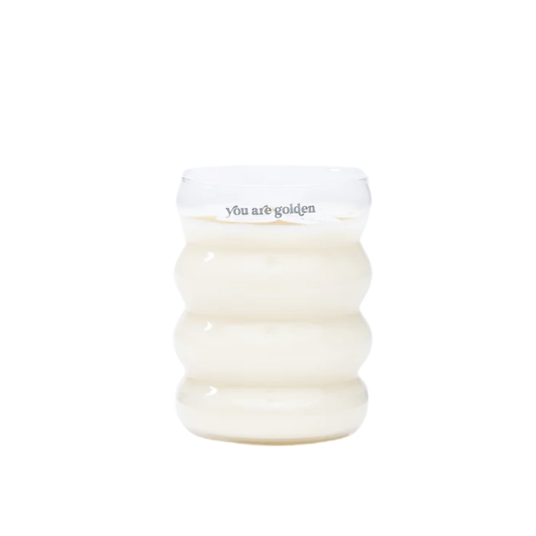 You Are Golden Clear 9 oz Soy Candle- Clear