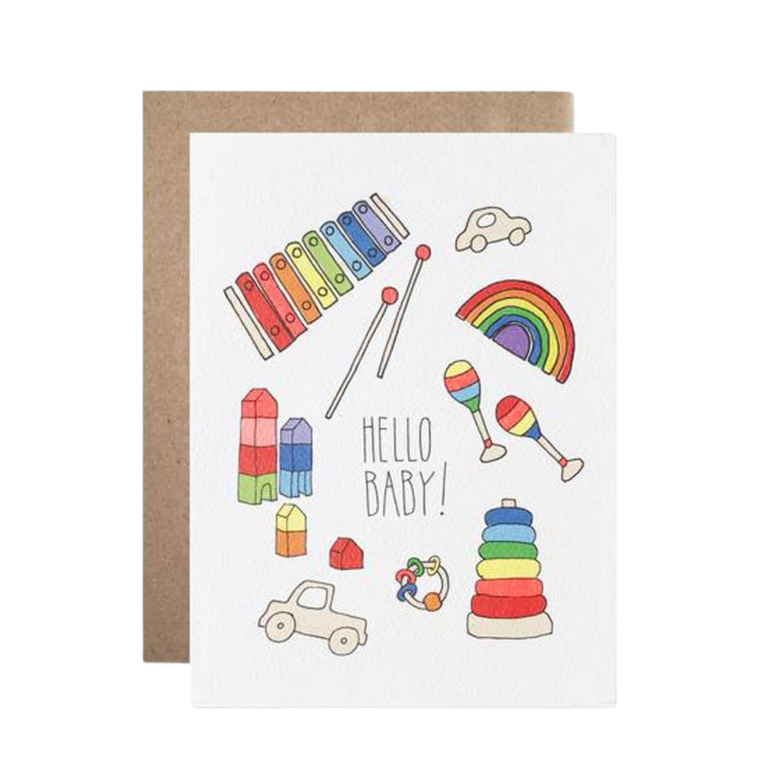 Hello Baby Greeting Card