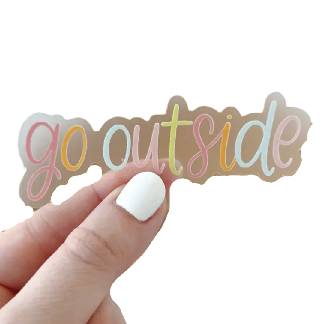 Go Outside Sticker