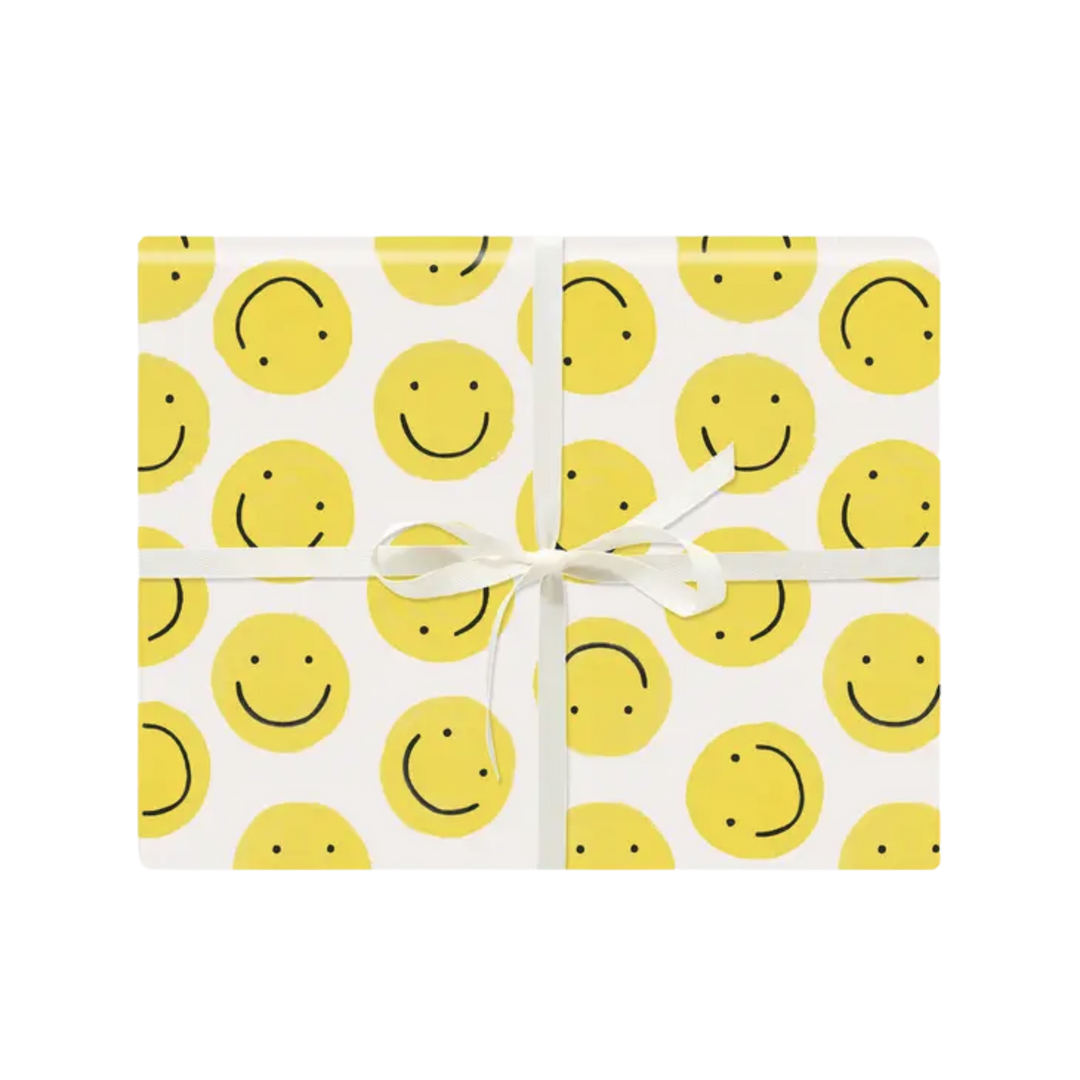 Smiley Gift Wrap - Roll of 3