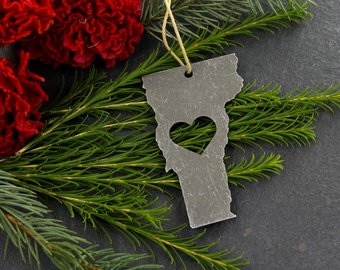 Vermont Metal Ornament