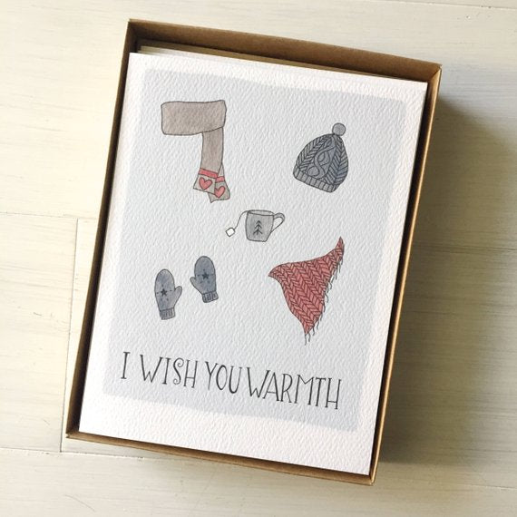 Wish You Warmth Greeting Card
