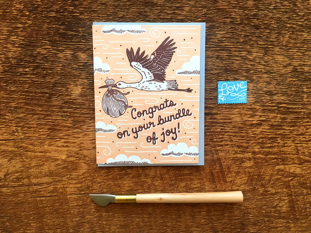 Congrats on your Bundle Greeting Card