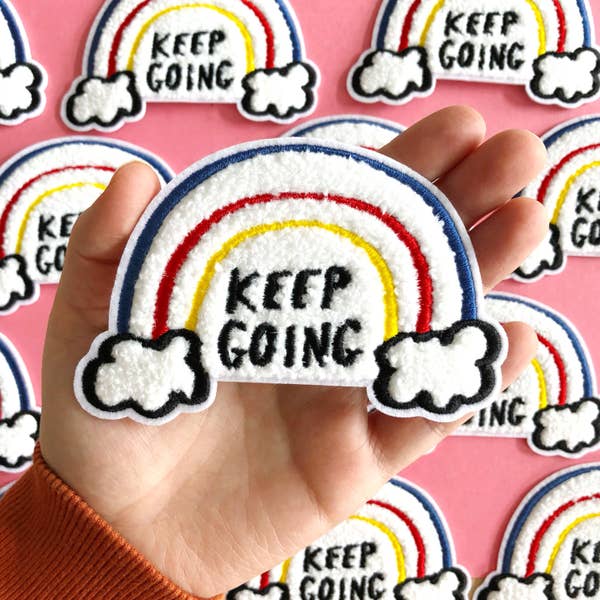 Keep Going Rainbow Patch